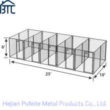 Heavy Duty Outside Dog Kennel 3, 4, 5, Run 5′x10′x6′ with Fight Guard / Isolation Panels